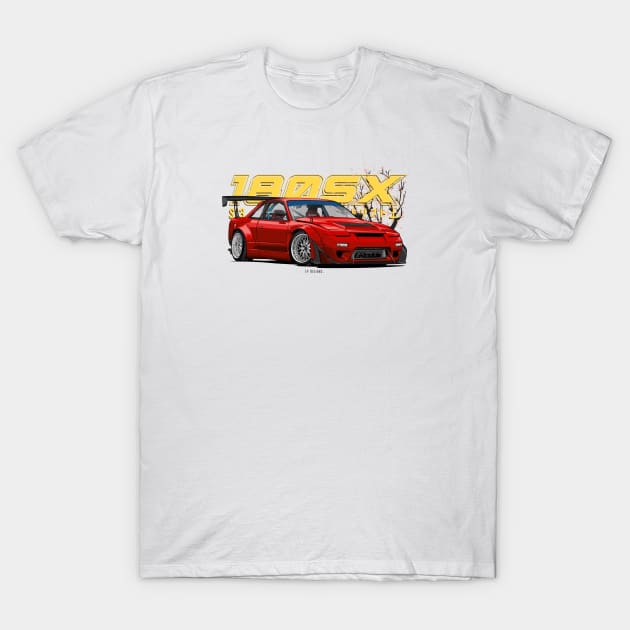 180Sx T-Shirt by LpDesigns_